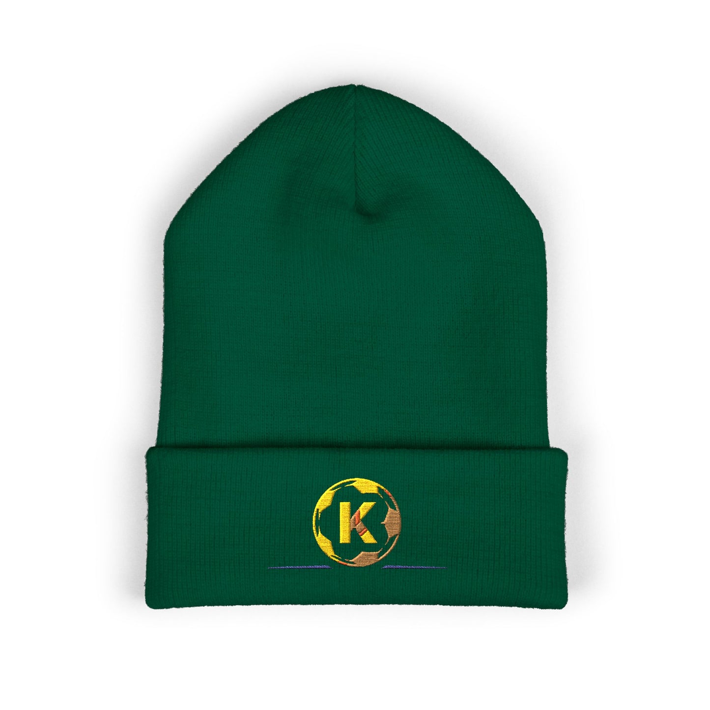 Classic Embroidered Cuffed Beanie for All Seasons