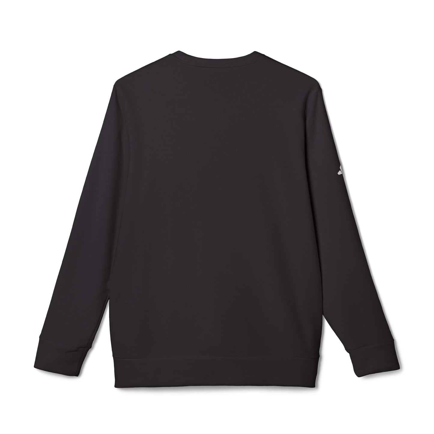 adidas Unisex Fleece Crewneck Sweatshirt - Gold Emblem Sporty Style