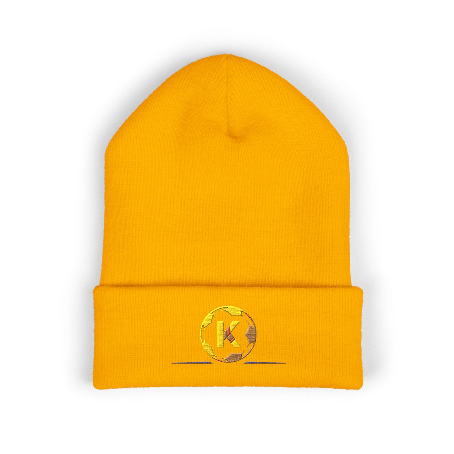 Classic Embroidered Cuffed Beanie for All Seasons