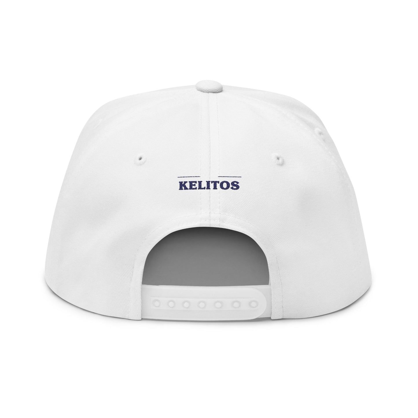 Embroidered Flat Bill Cap - Custom Soccer Design