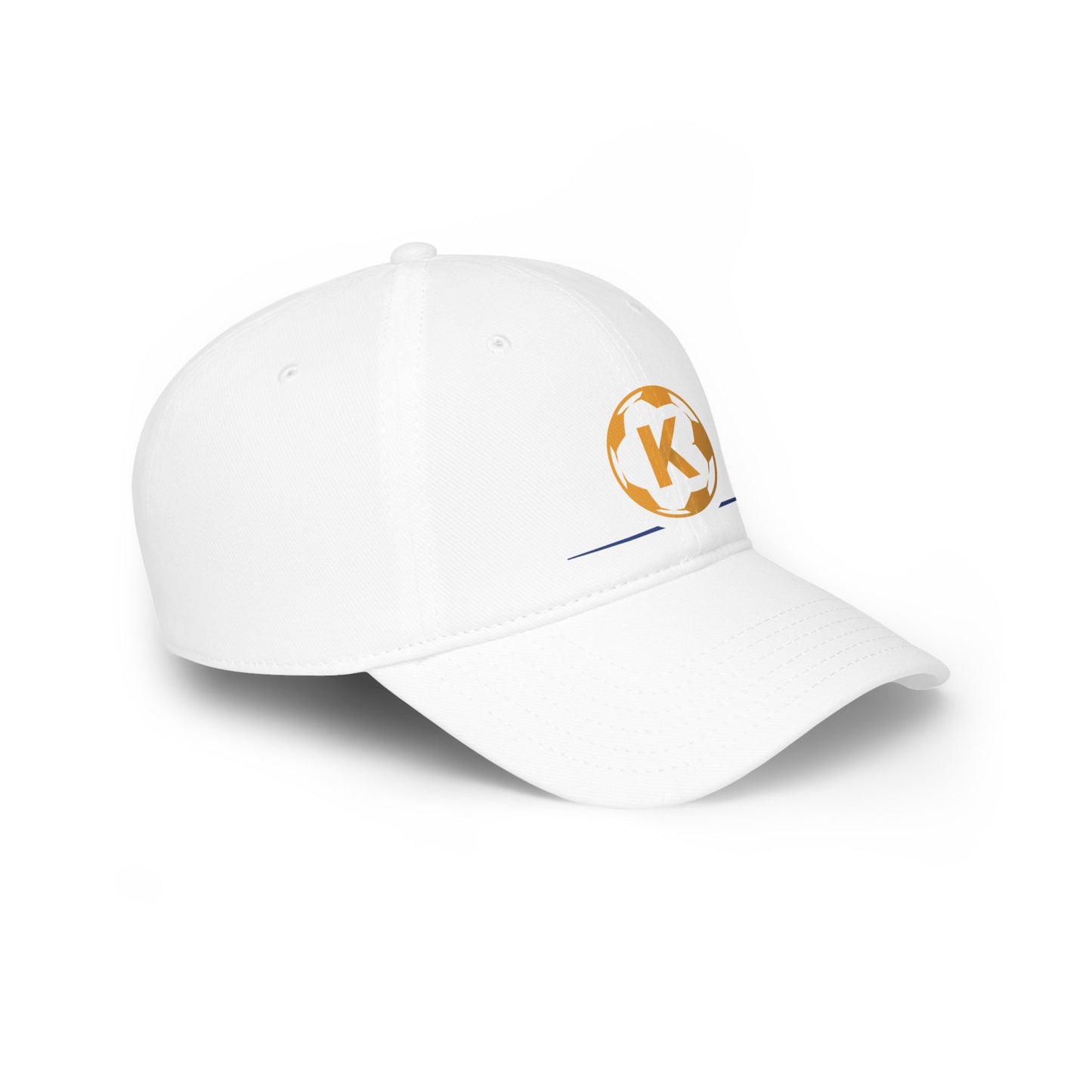K Logo Low Profile Baseball Cap - Trendy Adjustable Hat for Casual Style