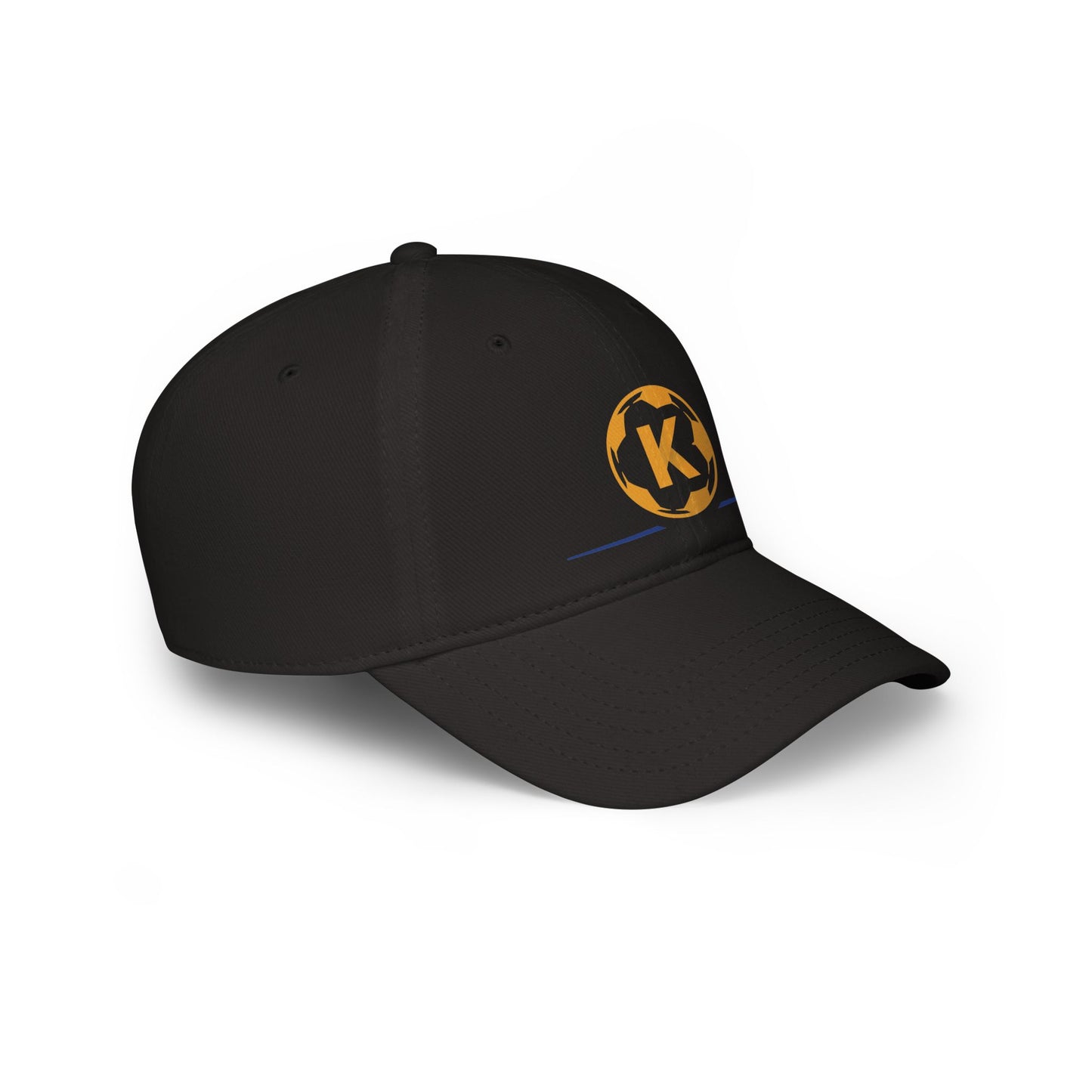 K Logo Low Profile Baseball Cap - Trendy Adjustable Hat for Casual Style