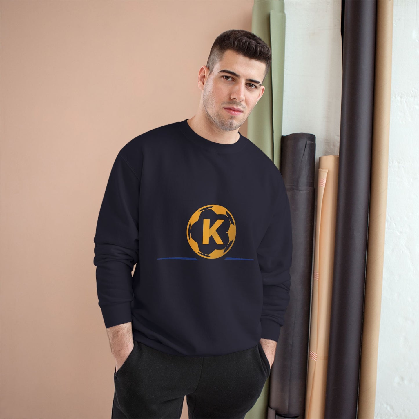Champion Sweatshirt - Sporty Comfort with K Emblem