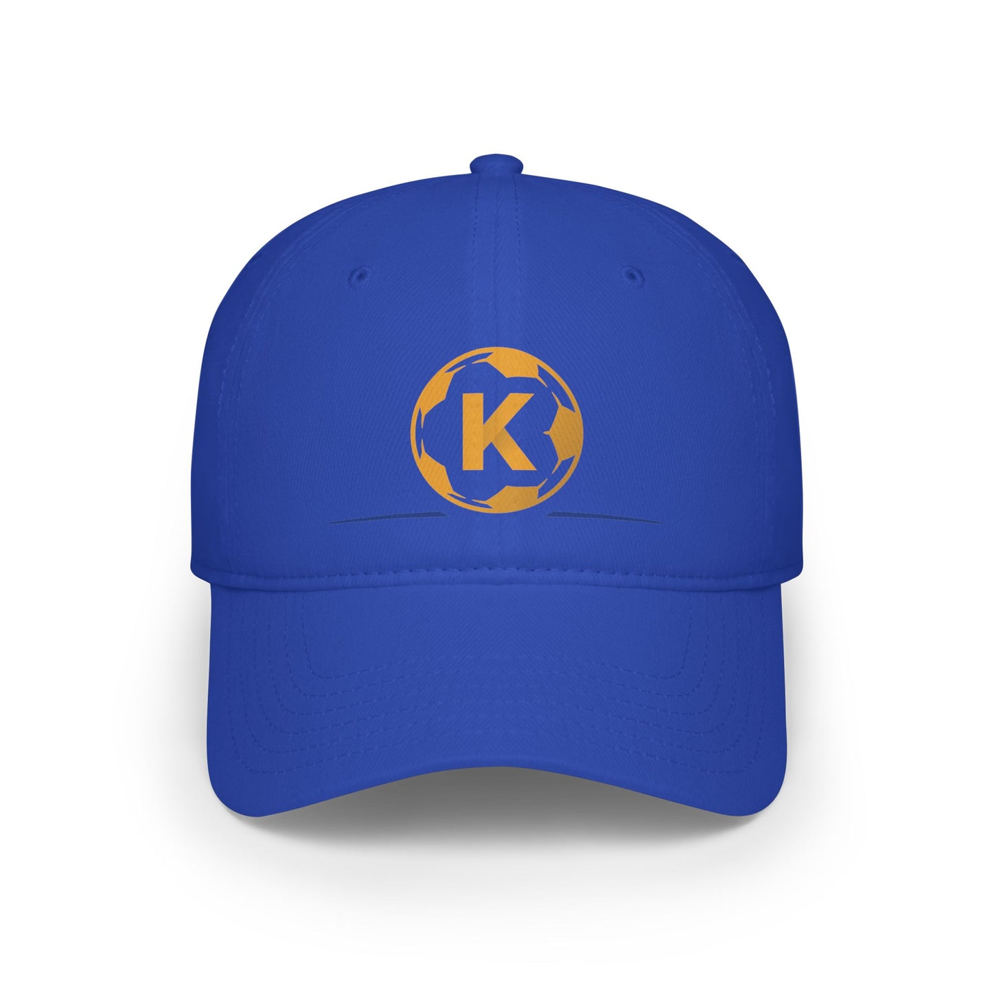 K Logo Low Profile Baseball Cap - Trendy Adjustable Hat for Casual Style