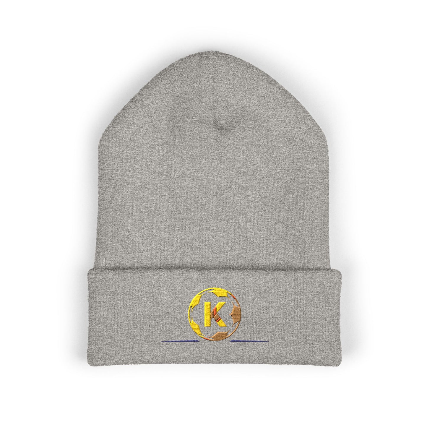 Classic Embroidered Cuffed Beanie for All Seasons