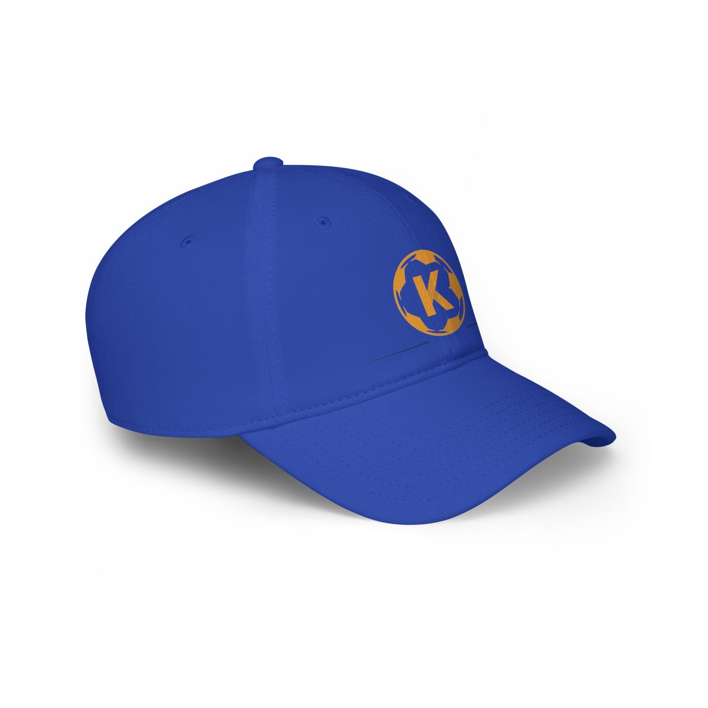 K Logo Low Profile Baseball Cap - Trendy Adjustable Hat for Casual Style