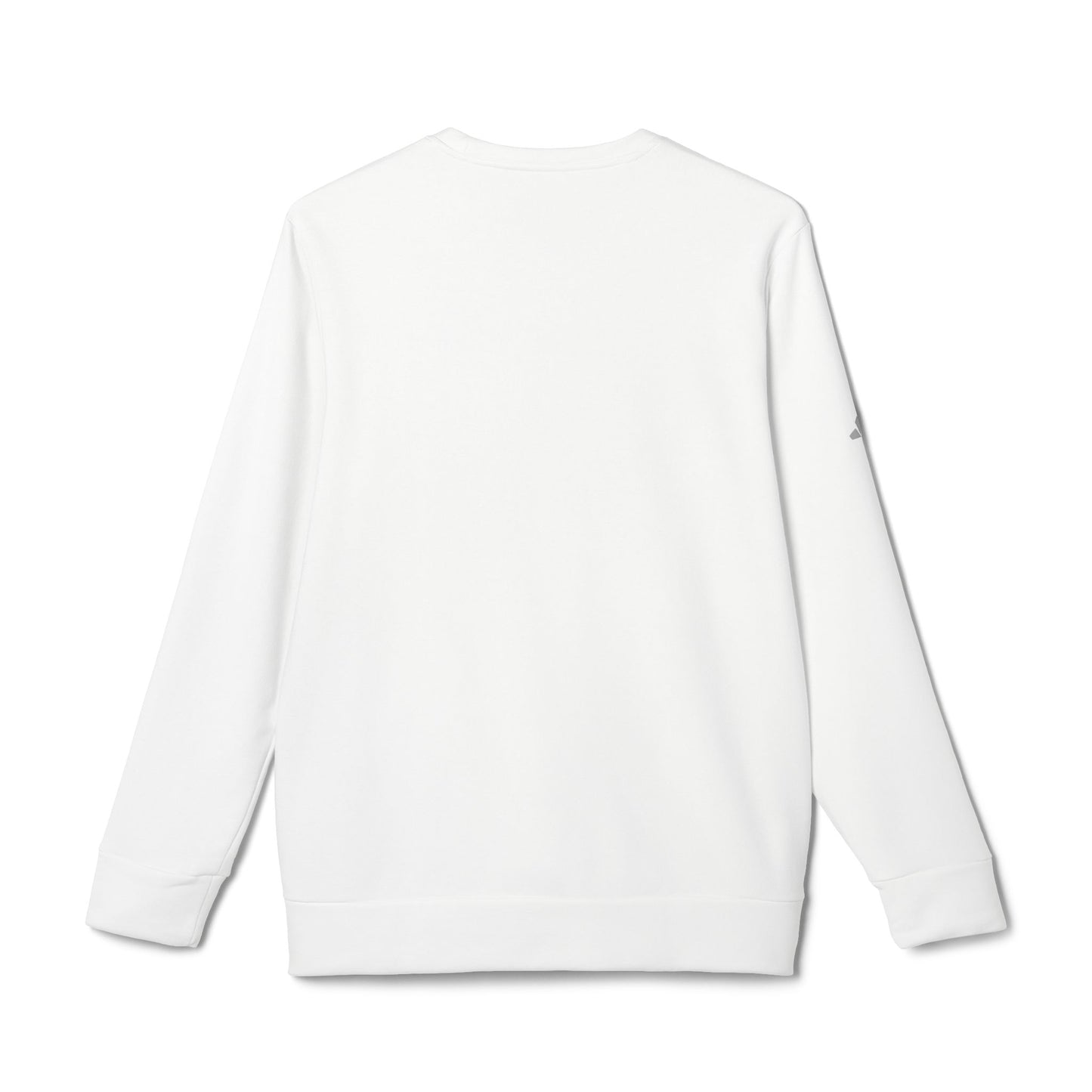 adidas Unisex Fleece Crewneck Sweatshirt - Gold Emblem Sporty Style