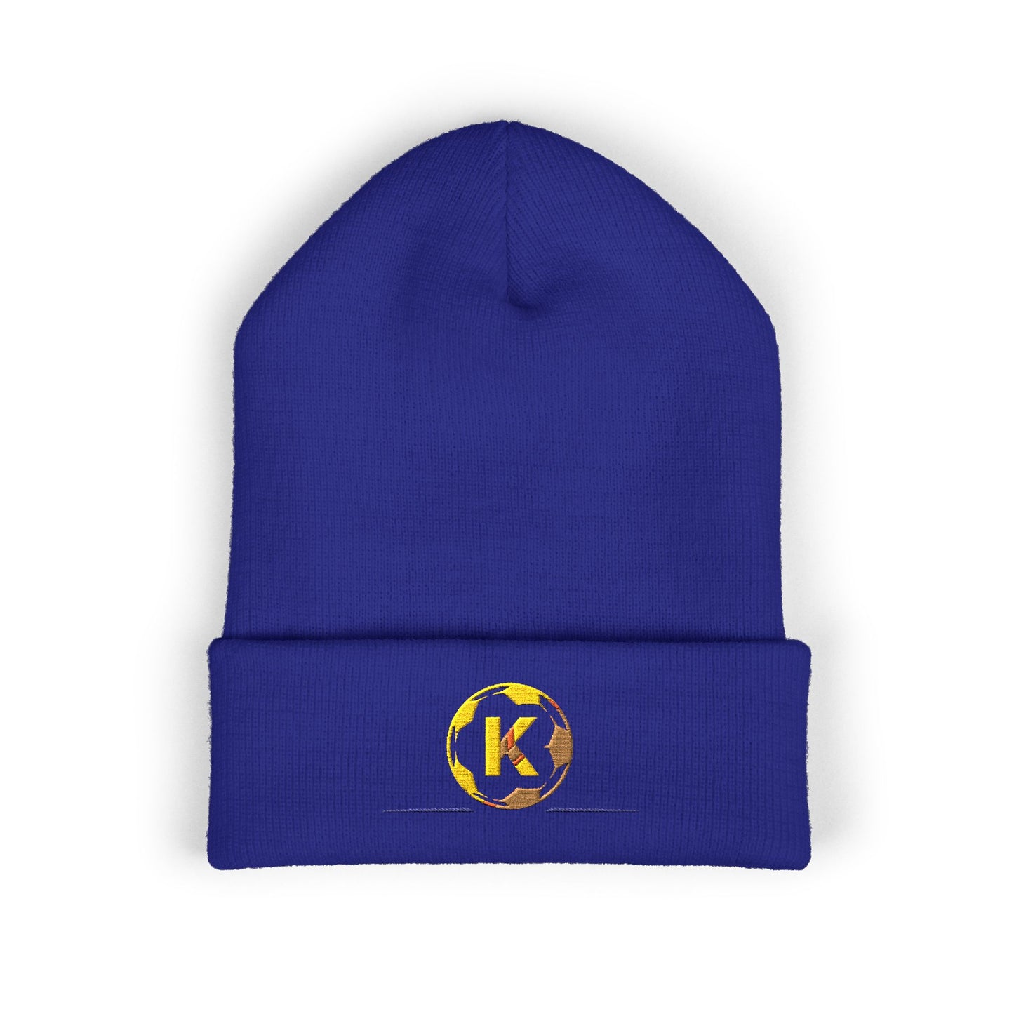 Classic Embroidered Cuffed Beanie for All Seasons