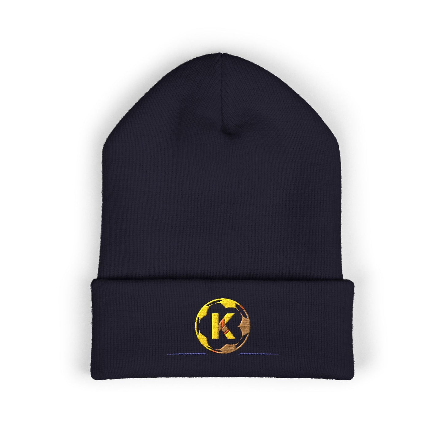 Classic Embroidered Cuffed Beanie for All Seasons
