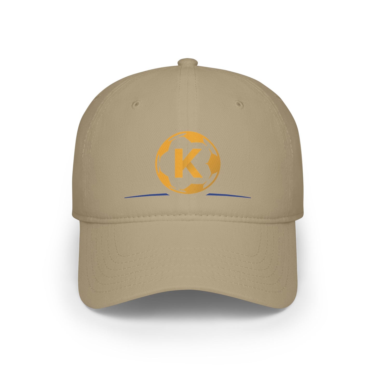 K Logo Low Profile Baseball Cap - Trendy Adjustable Hat for Casual Style