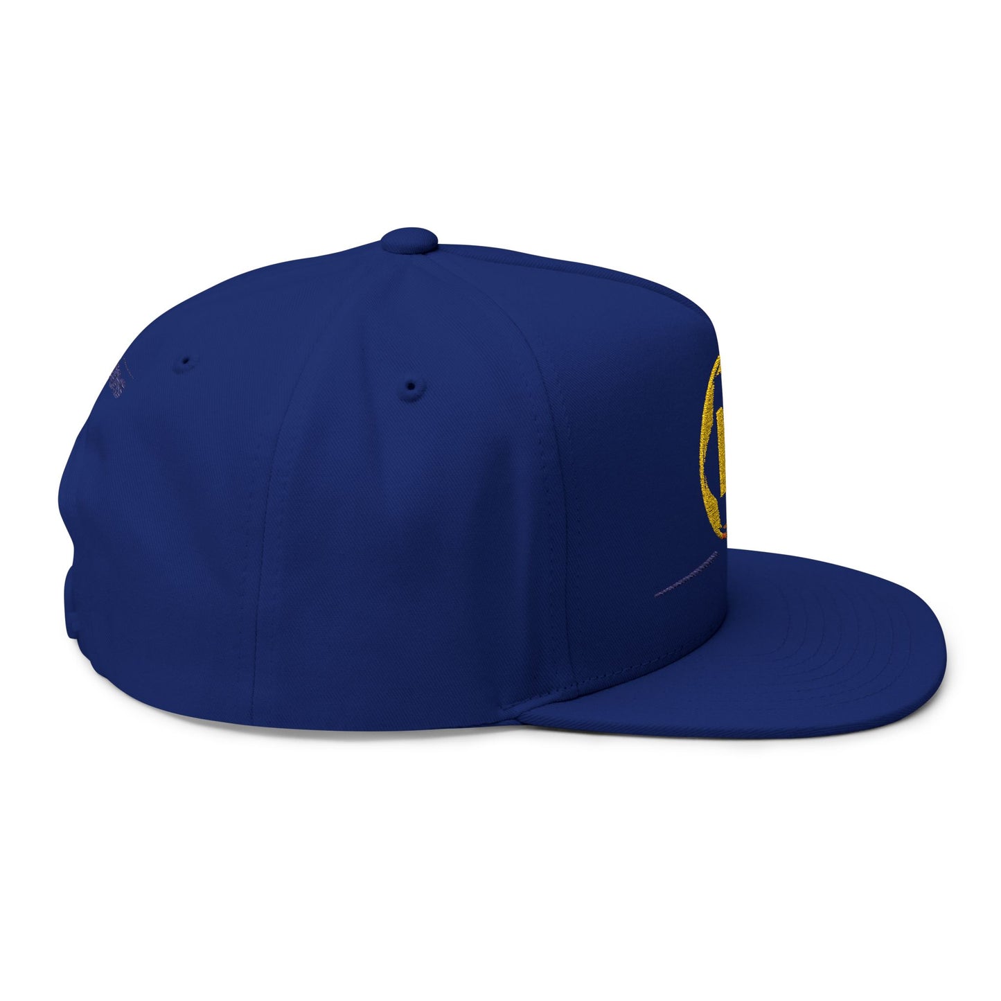 Embroidered Flat Bill Cap - Custom Soccer Design