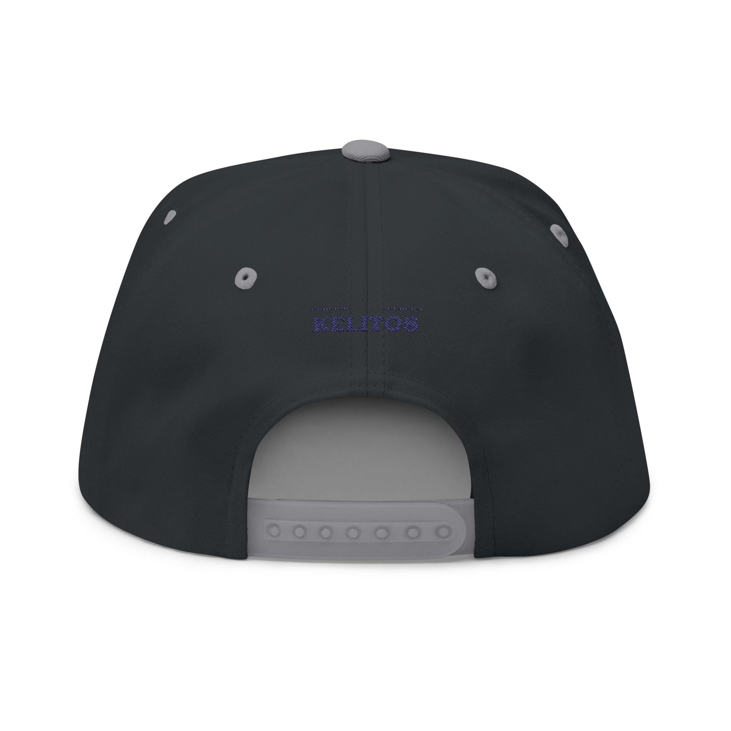 Embroidered Flat Bill Cap - Custom Soccer Design