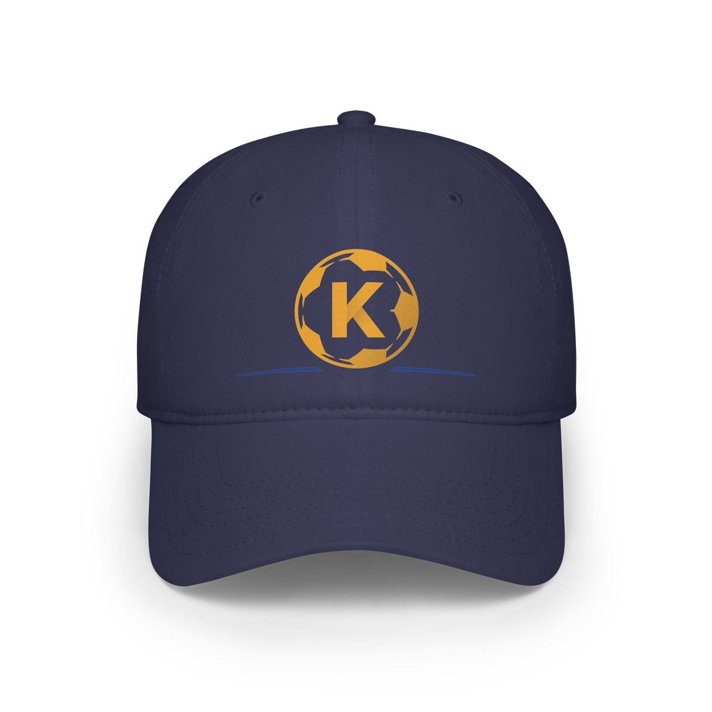 K Logo Low Profile Baseball Cap - Trendy Adjustable Hat for Casual Style