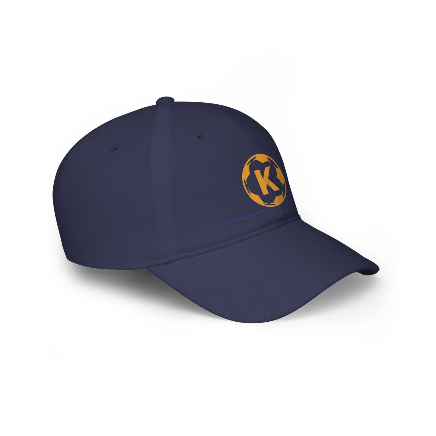K Logo Low Profile Baseball Cap - Trendy Adjustable Hat for Casual Style