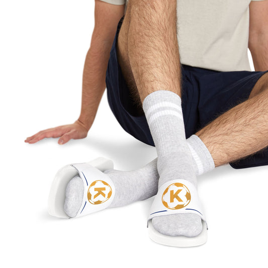 Men's Removable-Strap Sandals with Soccer Design - Casual Summer Footwear