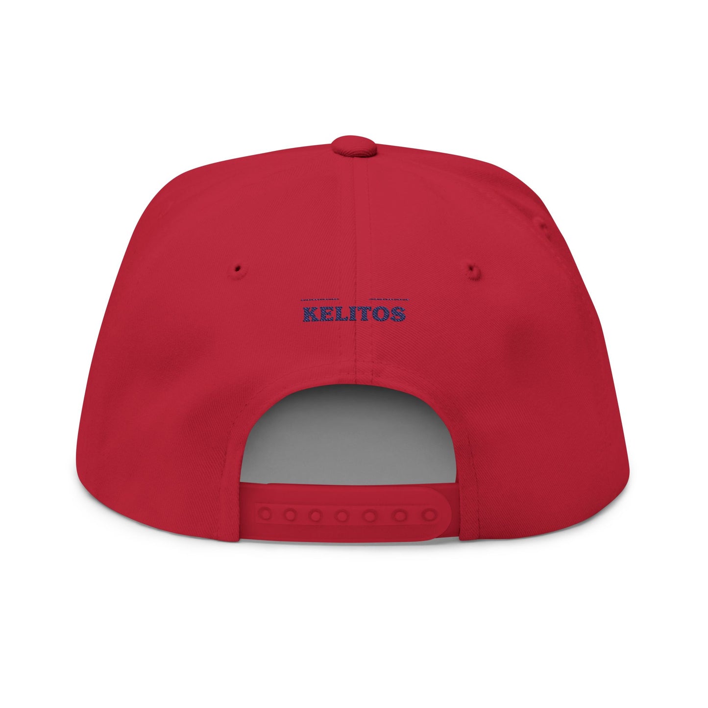 Embroidered Flat Bill Cap - Custom Soccer Design
