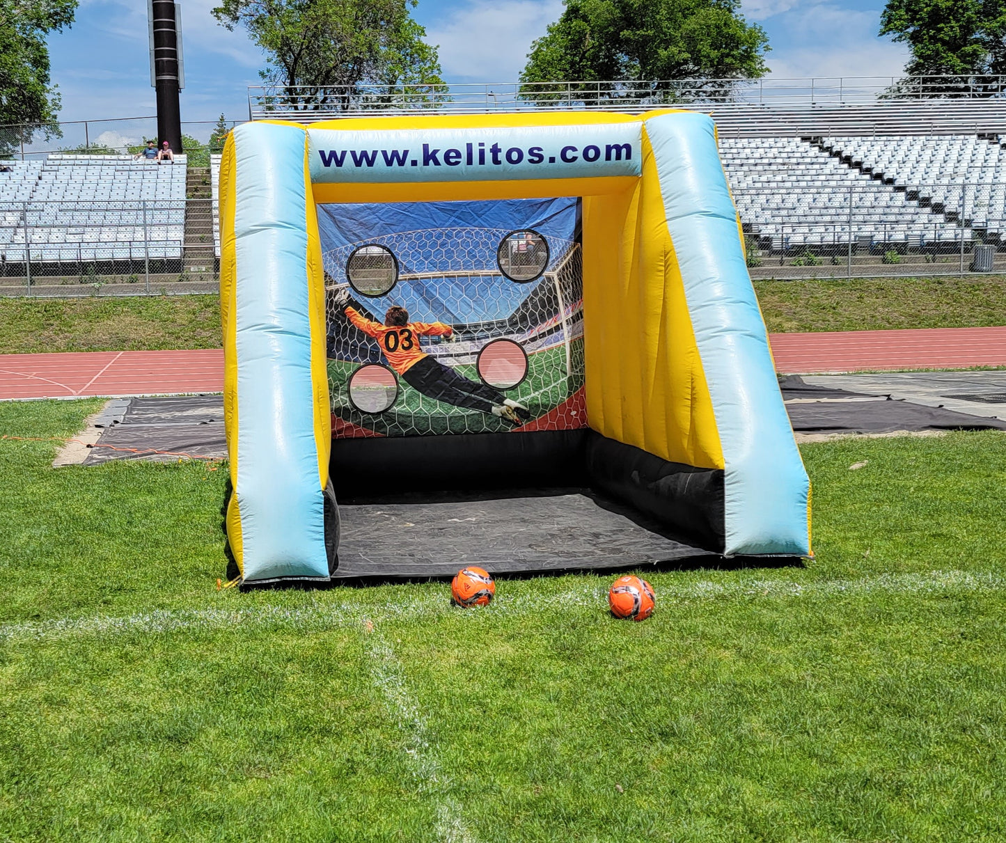 Foot Precision Inflatable game