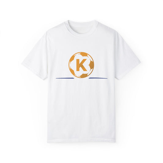 Casual Unisex Garment-Dyed T-Shirt with Logo - Comfortable Everyday Wear