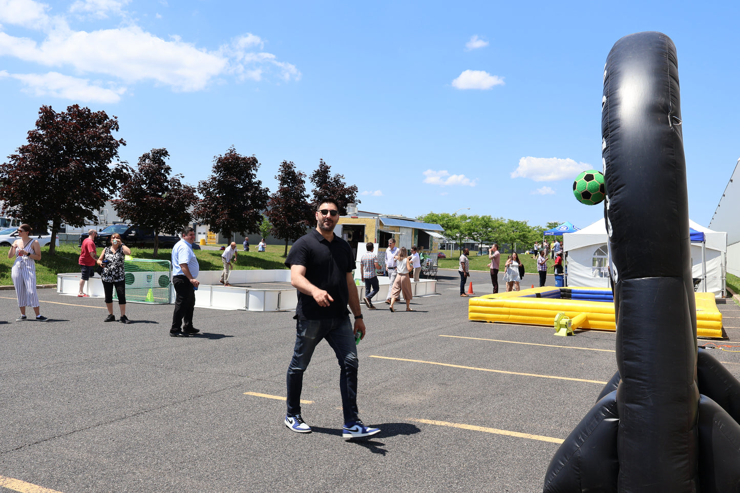 Footdart Inflatable game